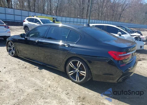 2016 BMW 740I from USA, damaged, VIN WBA7E2C5XGG738891